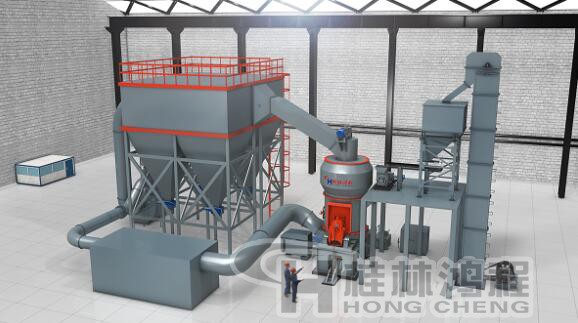 膨潤(rùn)土通熱風(fēng)生產(chǎn)線(xiàn) 磨粉機(jī)