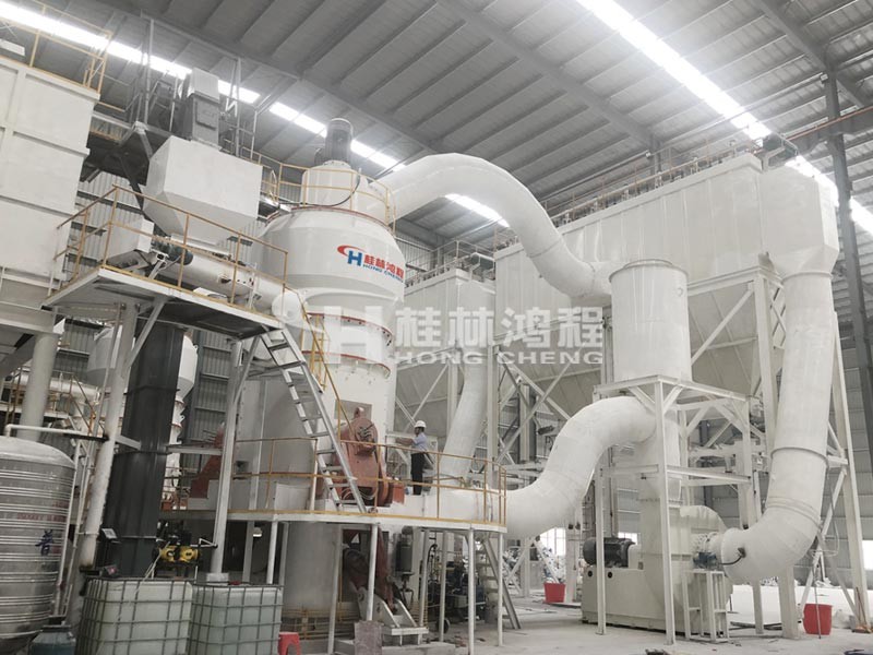 人造崗石設備HLMX超細立磨廣西客戶現場