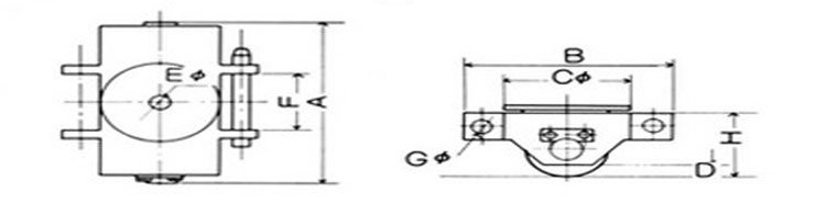 DSS型DAIKI搬運(yùn)小坦克尺寸圖