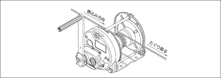 MC手動絞盤操作